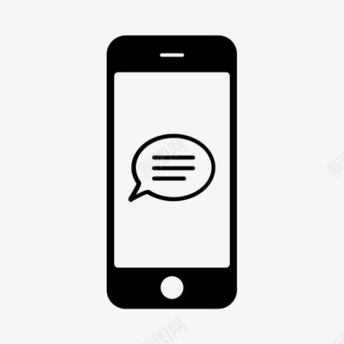 手机短信短信技术图标图标