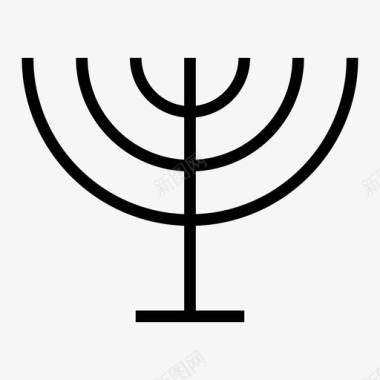 圣殿犹太节日图标图标