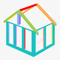 框架式框架式房屋图标高清图片