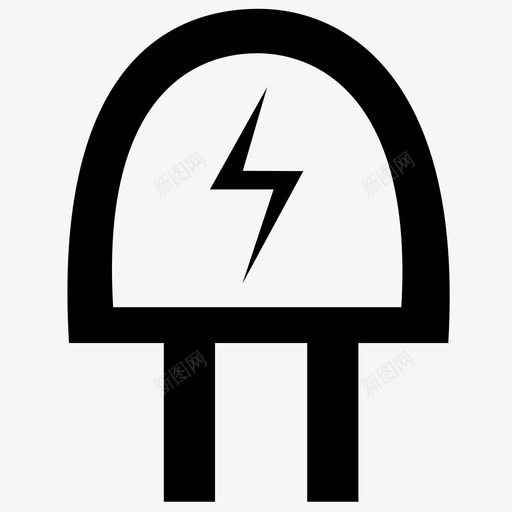 插件电力电源图标svg_新图网 https://ixintu.com 插件 电力 电源