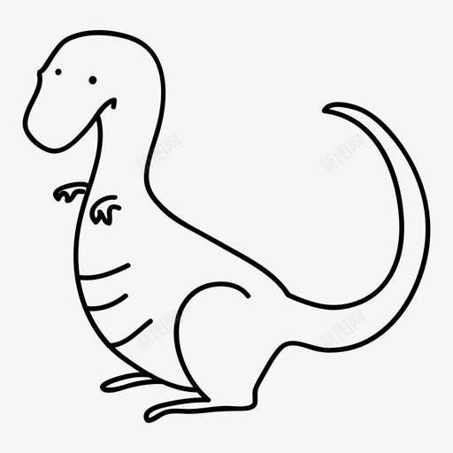 恐龙暴龙特雷克斯图标svg_新图网 https://ixintu.com 侏罗纪公园 可爱 怪物 恐龙 暴龙 爬行动物 特雷克斯 霸王龙
