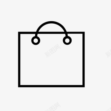 购物袋购物者电子商务图标图标