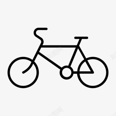 自行车公路自行车骑自行车图标图标