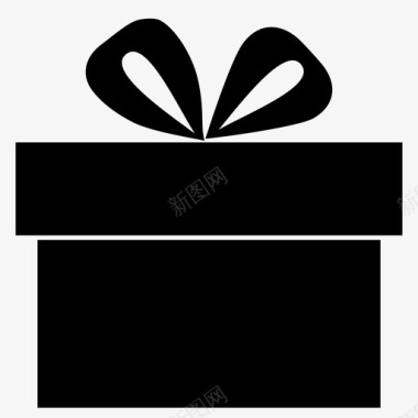 礼物庆祝包装好的礼物图标图标