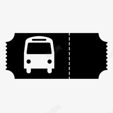 汽车票旅行票交通工具图标图标