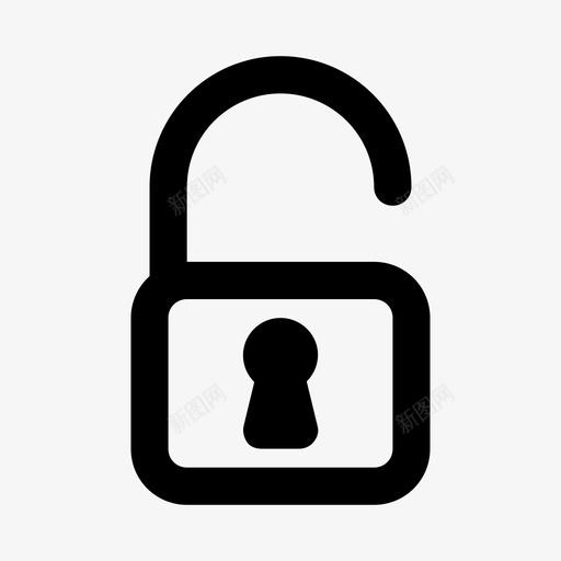 解锁ui元素小图标svg_新图网 https://ixintu.com ui元素 圆形 字符 安全 密码 小 简单 解锁
