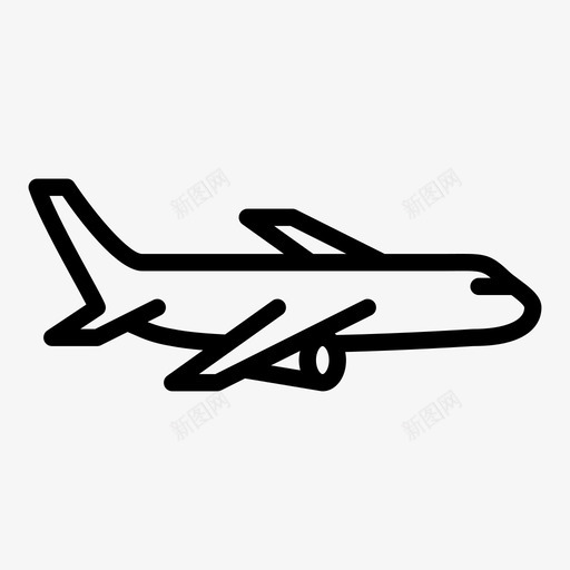 飞机旅行旅行者图标svg_新图网 https://ixintu.com 旅行 旅行者 航空 飞机 飞行