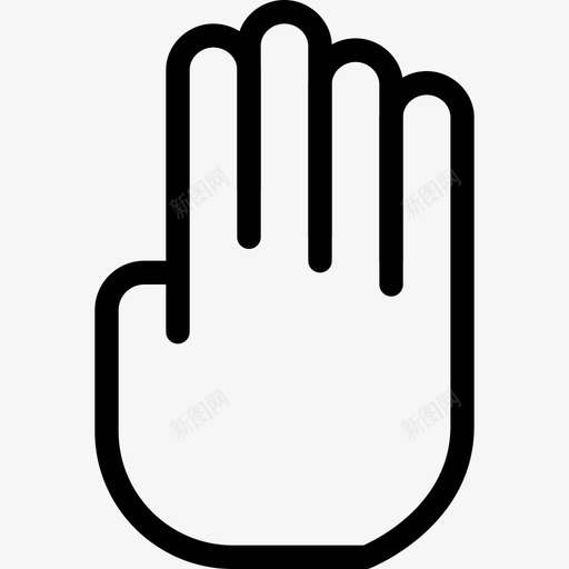四个手指线条图标移动svg_新图网 https://ixintu.com 四个手指 屏幕 平板电脑 形状 技术 标志 移动 线条图标 触摸 触摸手势 选择