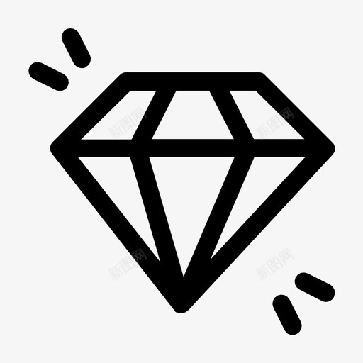 钻石孩子梦想图标svg_新图网 https://ixintu.com 乐趣 孩子 幸福 快乐 梦想 梦想家 钻石