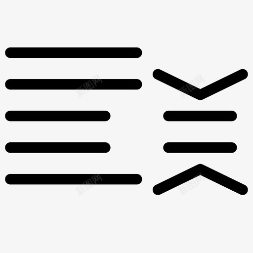 行距空格文本图标svg_新图网 https://ixintu.com 对齐和段落 文本 文本对齐 文本格式 段落格式 空格 行距