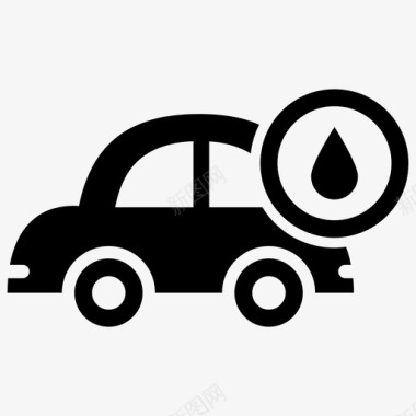汽车用油换油汽车图标图标