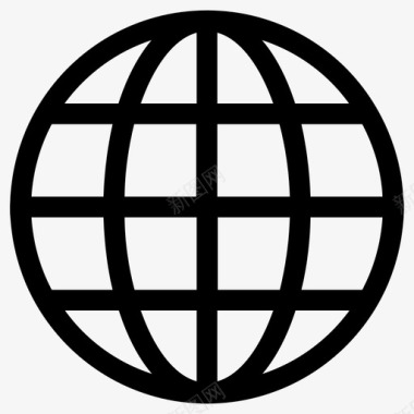 环球网万维网公共多米安图标图标