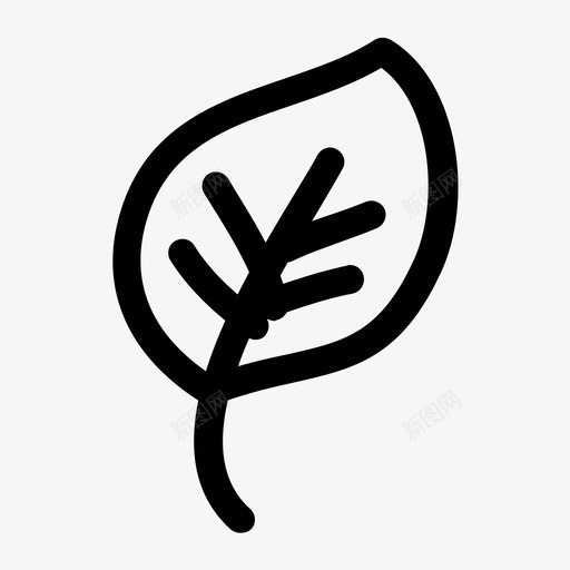 叶可持续性简单图标svg_新图网 https://ixintu.com 可持续性 叶 天真 室内植物 手绘 插图 植物 生长 简单 绿色 自然