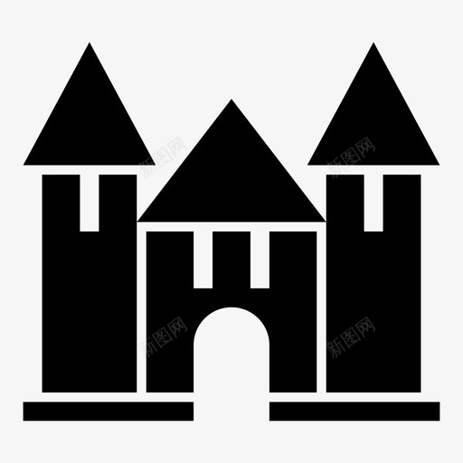 城堡中世纪城堡中图标svg_新图网 https://ixintu.com 中 中世纪城堡 地点和活动 城堡 指针 据点 旧 服务 点 石头 车