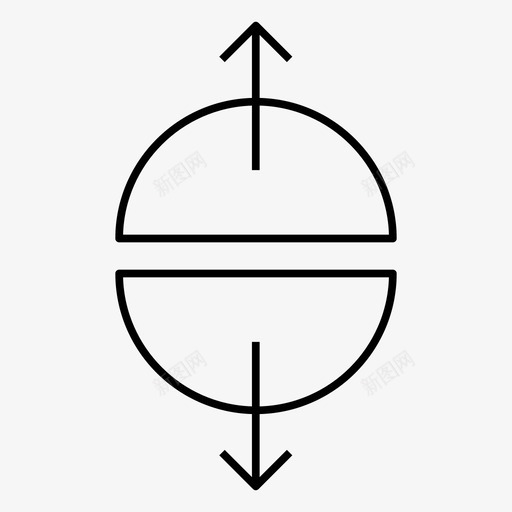 垂直分割总计分离图标svg_新图网 https://ixintu.com 分开 分离 切割 圆形 垂直分割 总计 移动 轮廓