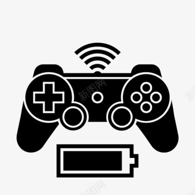视频游戏控制器电池游戏玩法玩家图标图标