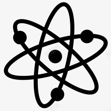 核能科学书呆子图标图标