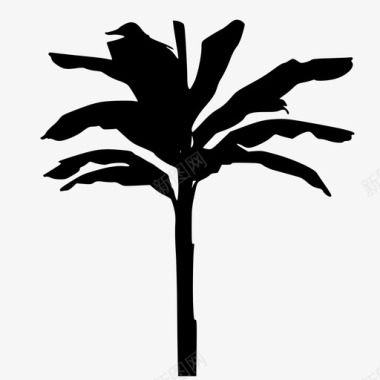香蕉树图标图标