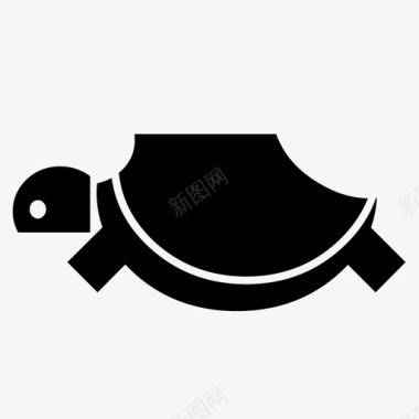 海龟野生动物自然图标图标
