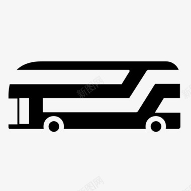 巴士伦敦巴士交通方式图标图标