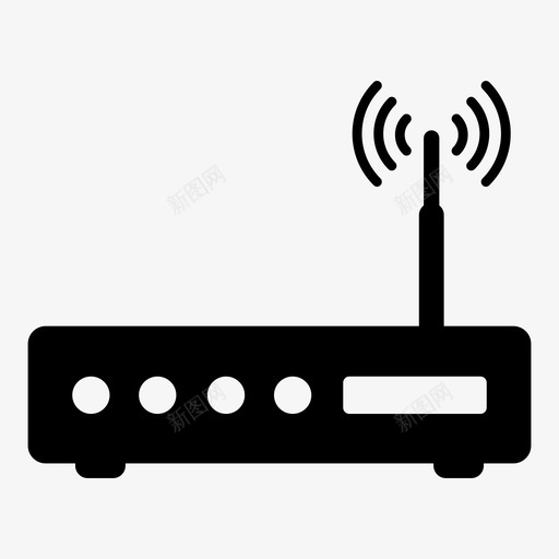 wifi路由器收音机信号图标svg_新图网 https://ixintu.com wifi wifi信号 wifi路由器 传输 信号 技术 收音机 无线 无线连接