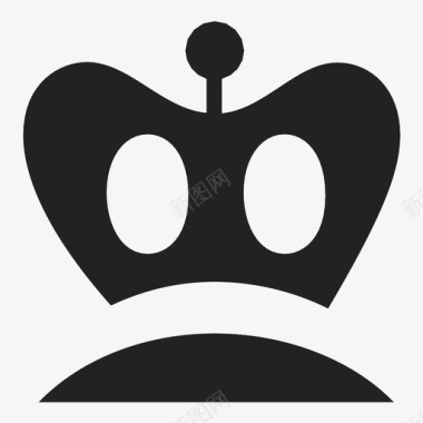 国王战略国王棋子图标图标