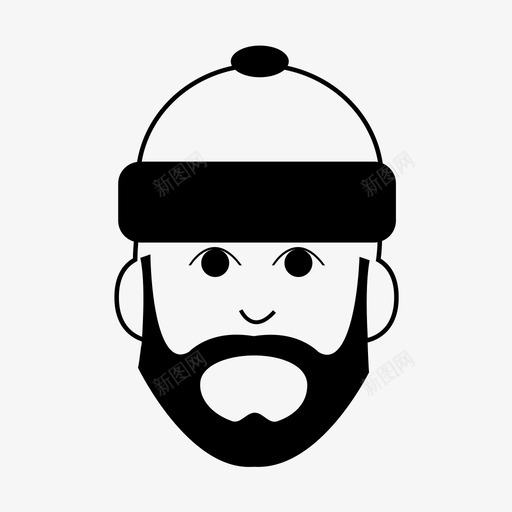 时髦胡子男圣诞节图标svg_新图网 https://ixintu.com 人 圣诞节 帽子 性格 斯瓦格 时髦 胡子 胡子男 胡子男人