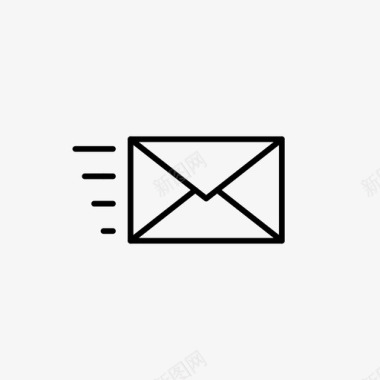 邮件快递电子邮件图标图标