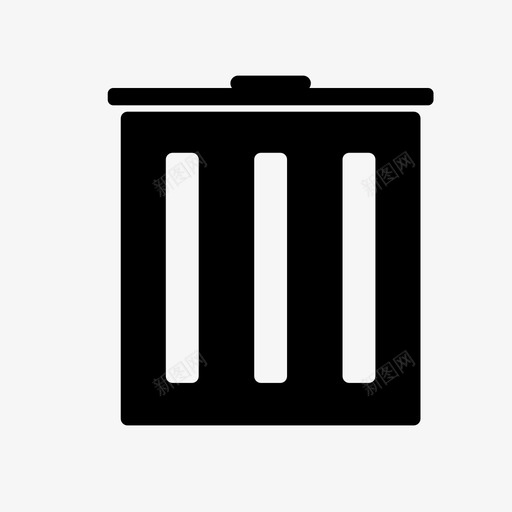 垃圾箱删除的文件灰尘图标svg_新图网 https://ixintu.com 删除的文件 回收 回收站 垃圾箱 灰尘 移除