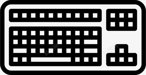 键盘类型技术图标图标