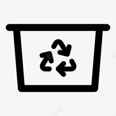 回收站垃圾可回收图标图标