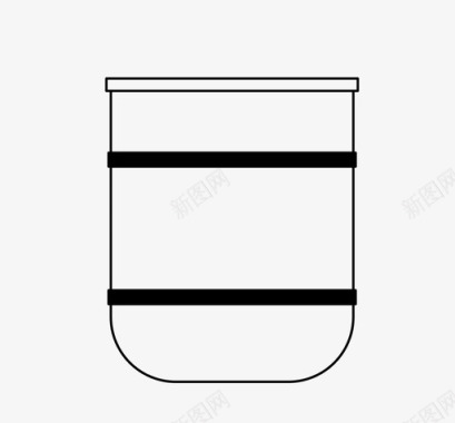水箱水桶罐子图标图标
