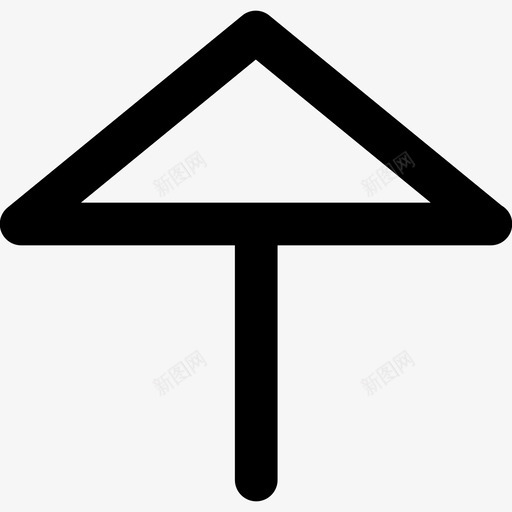 向上箭头导航形状图标svg_新图网 https://ixintu.com ui 三角形 三角形向上箭头 台阶 向上箭头 实心图标 导航 形状 箭头-实心