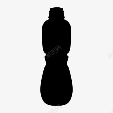 瓶子饮料水合物图标图标