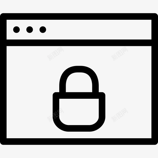 锁定窗口安全窗口安全性图标svg_新图网 https://ixintu.com web浏览器 安全性 安全窗口 形状 标志 用户界面 窗口 站点 设置 锁定窗口
