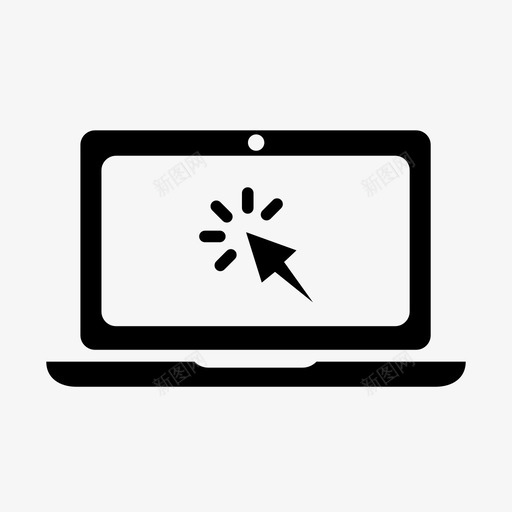 笔记本电脑指针鼠标图标svg_新图网 https://ixintu.com macbook 交互 光标 加载 单击 指针 按 按钮 笔记本电脑 鼠标