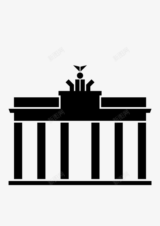 勃兰登堡门地标著名地标图标svg_新图网 https://ixintu.com 勃兰登堡门 地标 柏林 欧洲地标和建筑 欧洲建筑 欧盟 著名地标 著名建筑 著名目的地