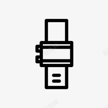 手表手表腕表跟踪时间图标图标