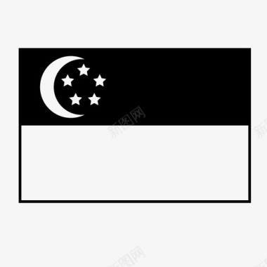新加坡国旗图标图标