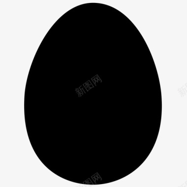 鸡蛋鸟蛋复活节蛋图标图标