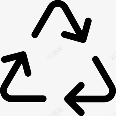 回收环保减量图标图标