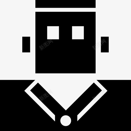机器人正方形像素图标svg_新图网 https://ixintu.com 人 像素 客户 方块人 机器 机器人 正方形 用户 脸