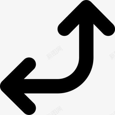 箭头向左或向上箭头移动图标图标