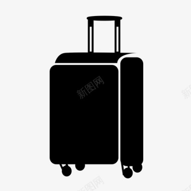 旅行袋行李手提箱图标图标