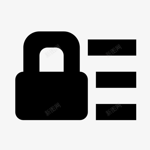 隐私安全秘密图标svg_新图网 https://ixintu.com 保护 安全 挂锁 私人 秘密 隐私