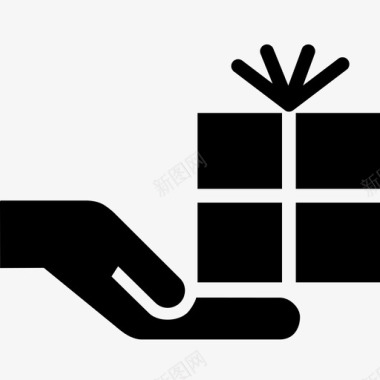 礼物货物感激图标图标