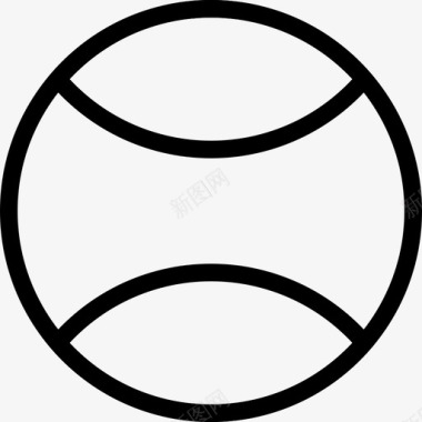 网球发球形状图标图标