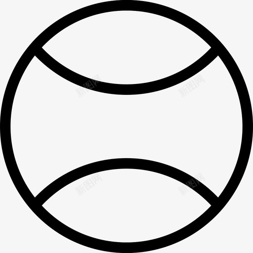 网球发球形状图标svg_新图网 https://ixintu.com 伸展 健身 发球 形状 标志 线条图标 网球 运动