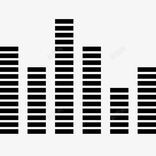 均衡器音频酒吧图标svg_新图网 https://ixintu.com 均衡器 声音 电子设备 电平 酒吧 音频