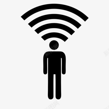 无线头信号wifi图标图标